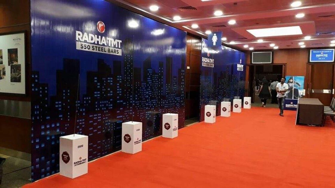 Radha TMT Entrance Wall