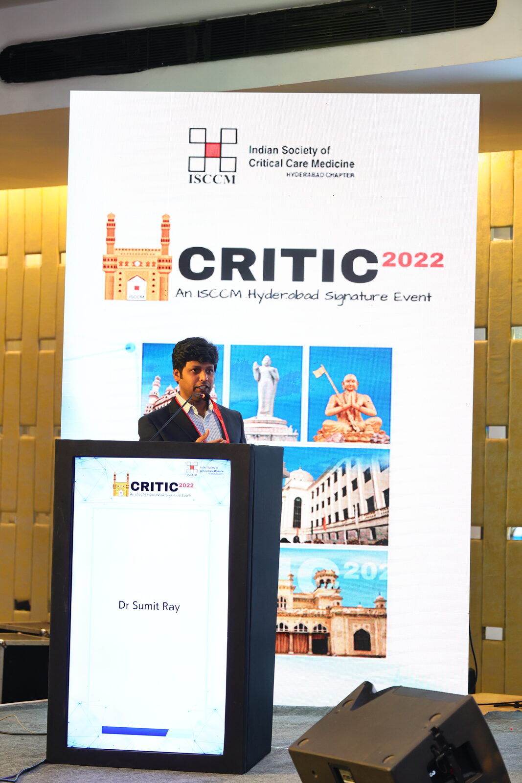 CRITIC 2022 — Speaker at Podium