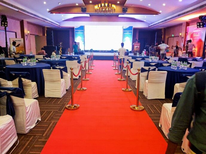 Nichino India — Red Carpet Aisle Setup