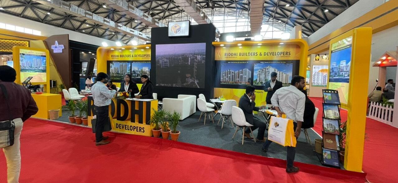 Riddhi Builders & Developers — Exhibition Stall