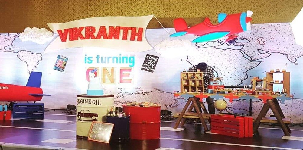 Vikranth Turns One — Airplane Theme