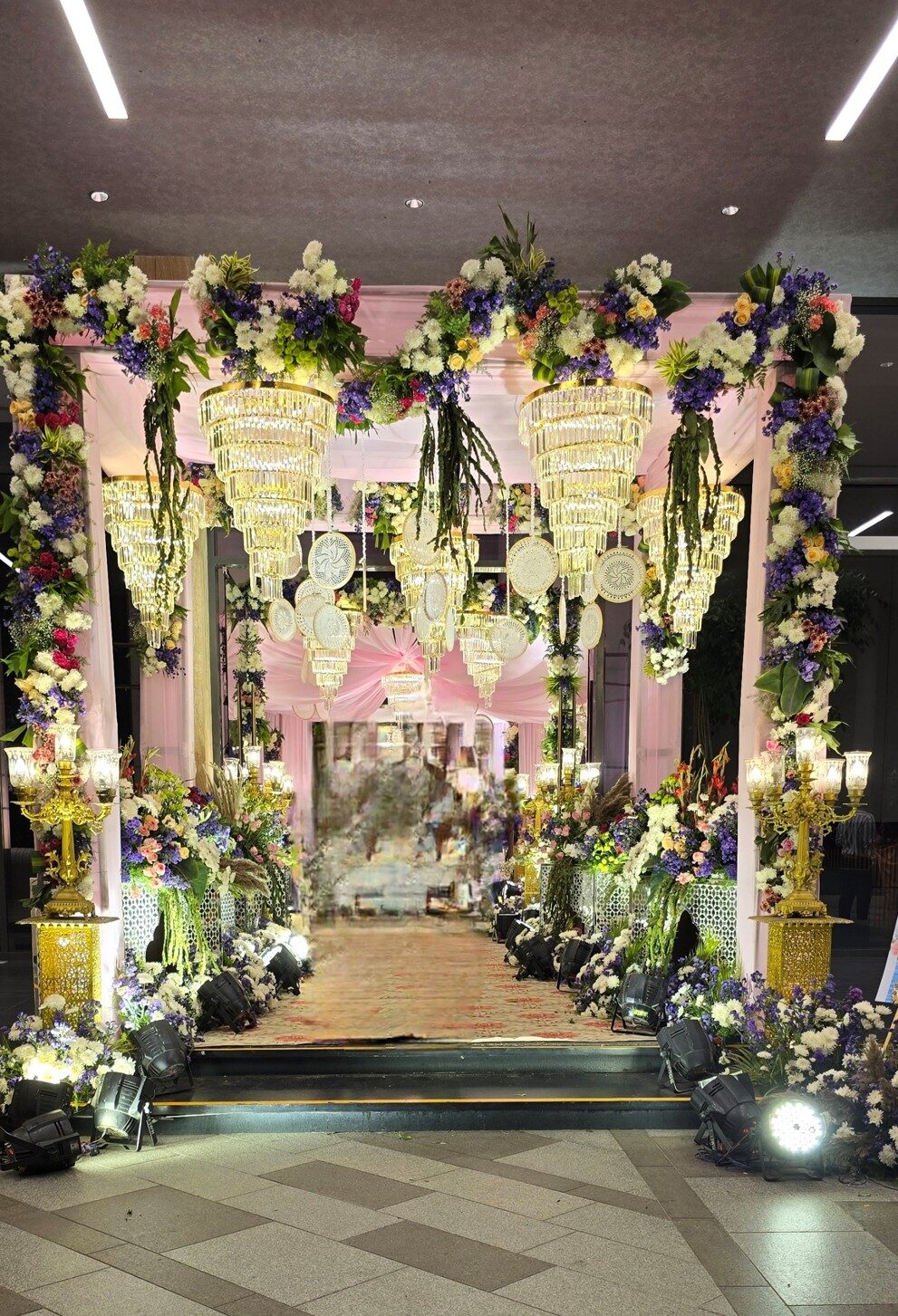 Floral Mandap Entrance