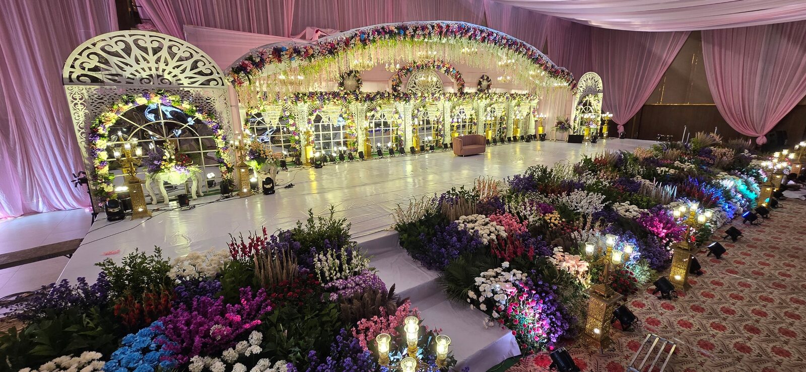 Floral Stage & Dance Floor