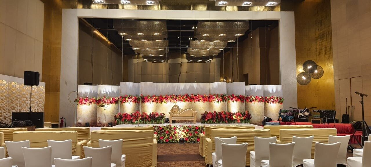 Floral Stage — Red Roses